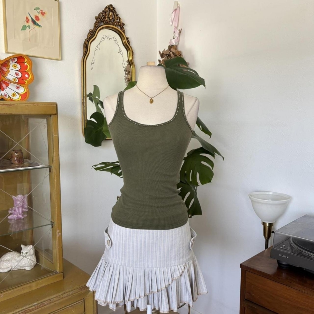Olive Green Women's Tank Top